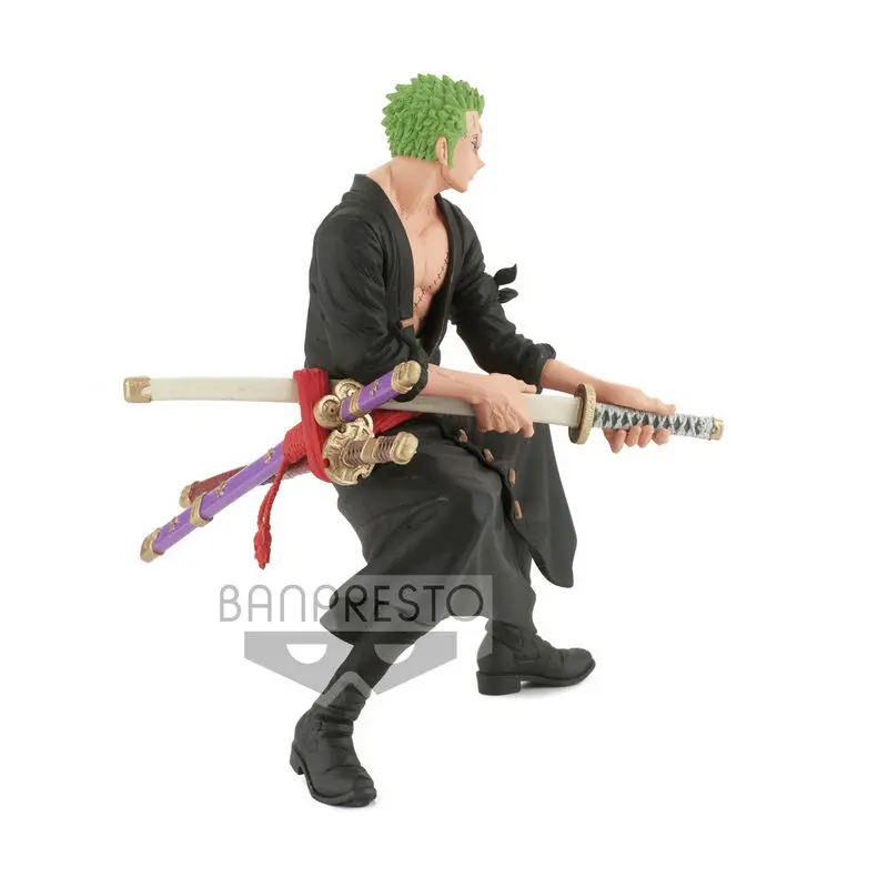 One Piece King of Artist Roronoa Zoro Wanokuni figurina 18cm poza produsului