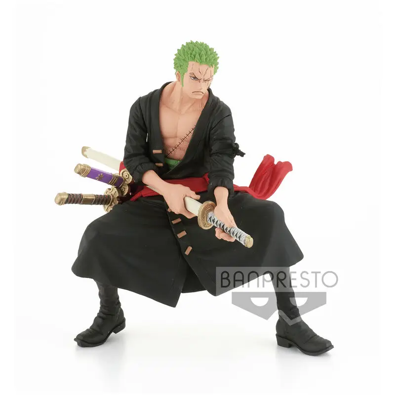 One Piece King of Artist Roronoa Zoro Wanokuni figurina 18cm poza produsului