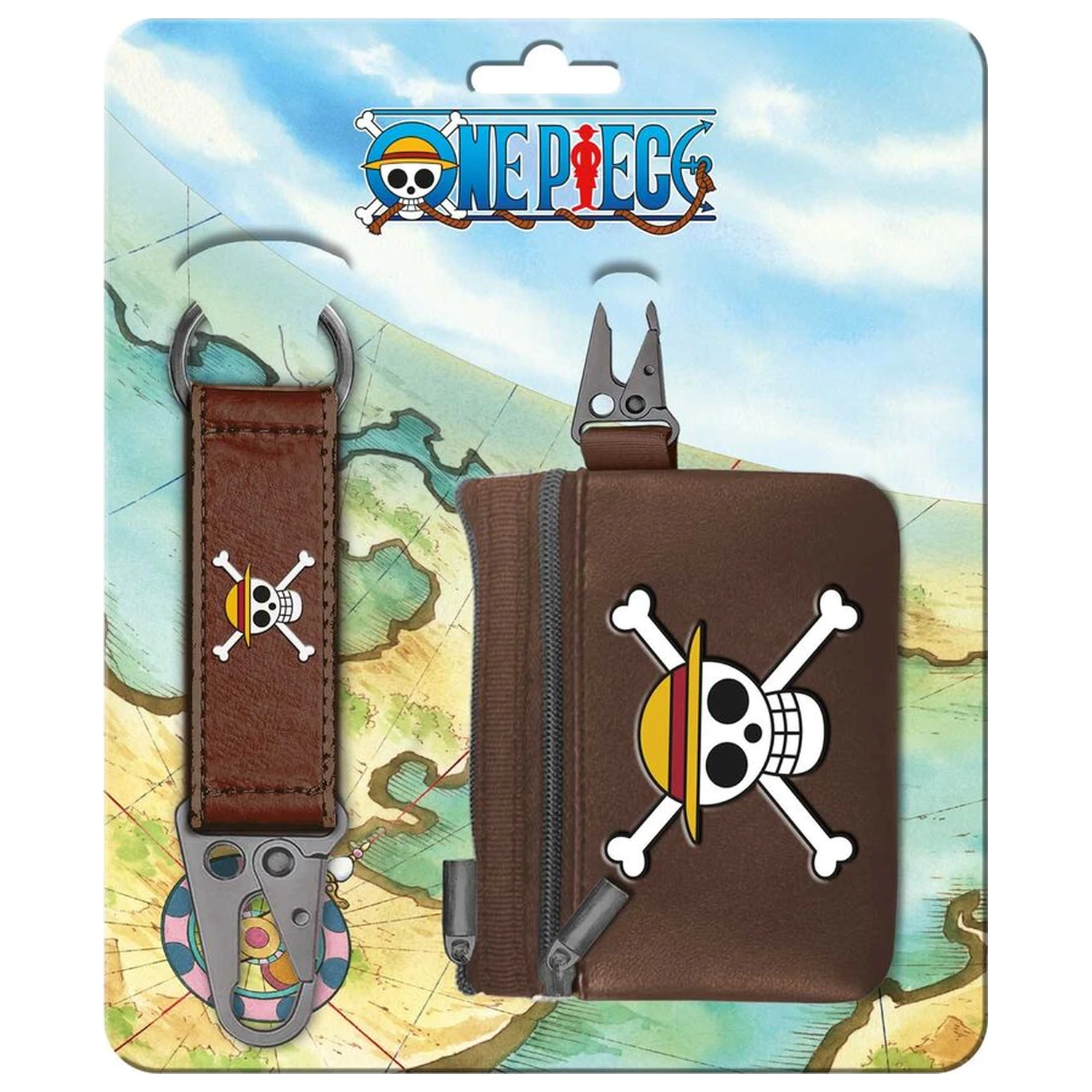 One Piece set breloc + portmoneu poza produsului
