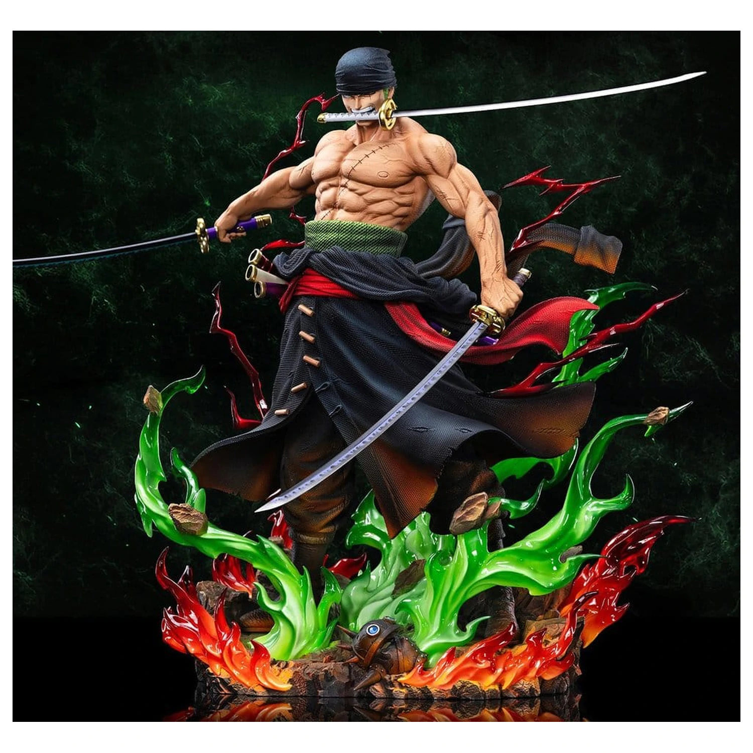 One Piece Legendary Straw Hat Crew Series Statuie Roronoa Zoro (Premium Version) 34 cm poza produsului