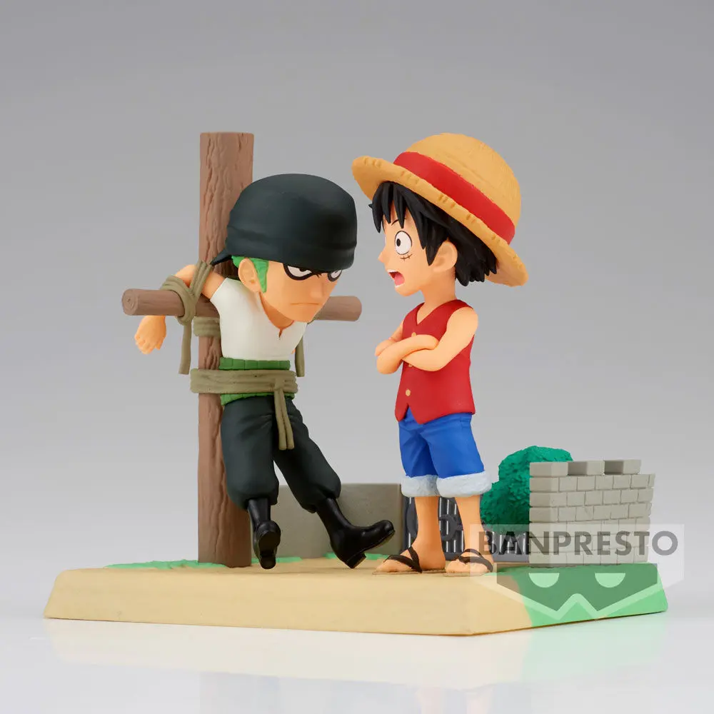 One Piece Log Stories figurină Monkey D Luffy & Roronoa Zoro 7cm poza produsului