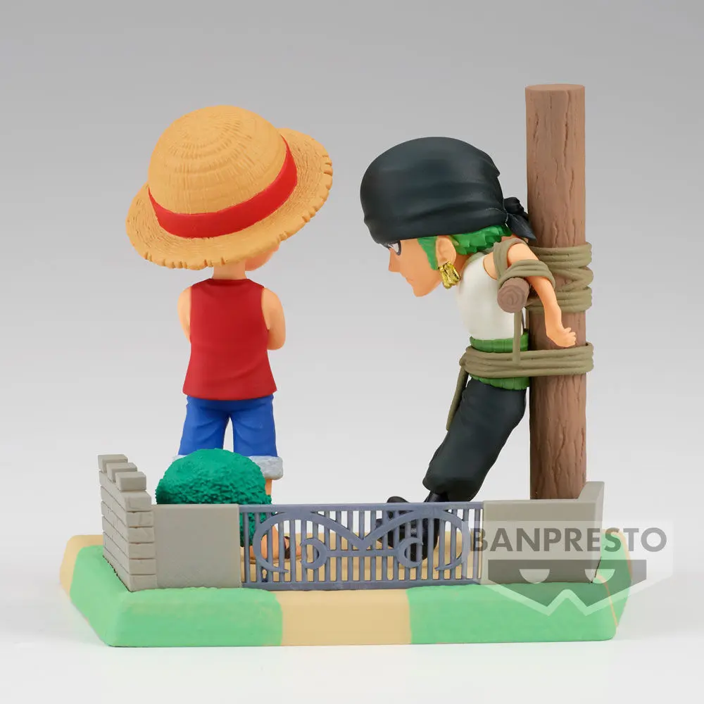 One Piece Log Stories figurină Monkey D Luffy & Roronoa Zoro 7cm poza produsului