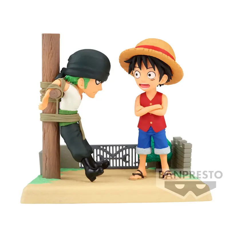 One Piece Log Stories figurină Monkey D Luffy & Roronoa Zoro 7cm poza produsului