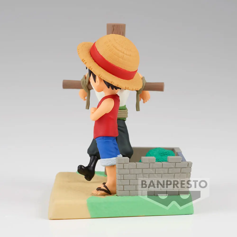 One Piece Log Stories figurină Monkey D Luffy & Roronoa Zoro 7cm poza produsului