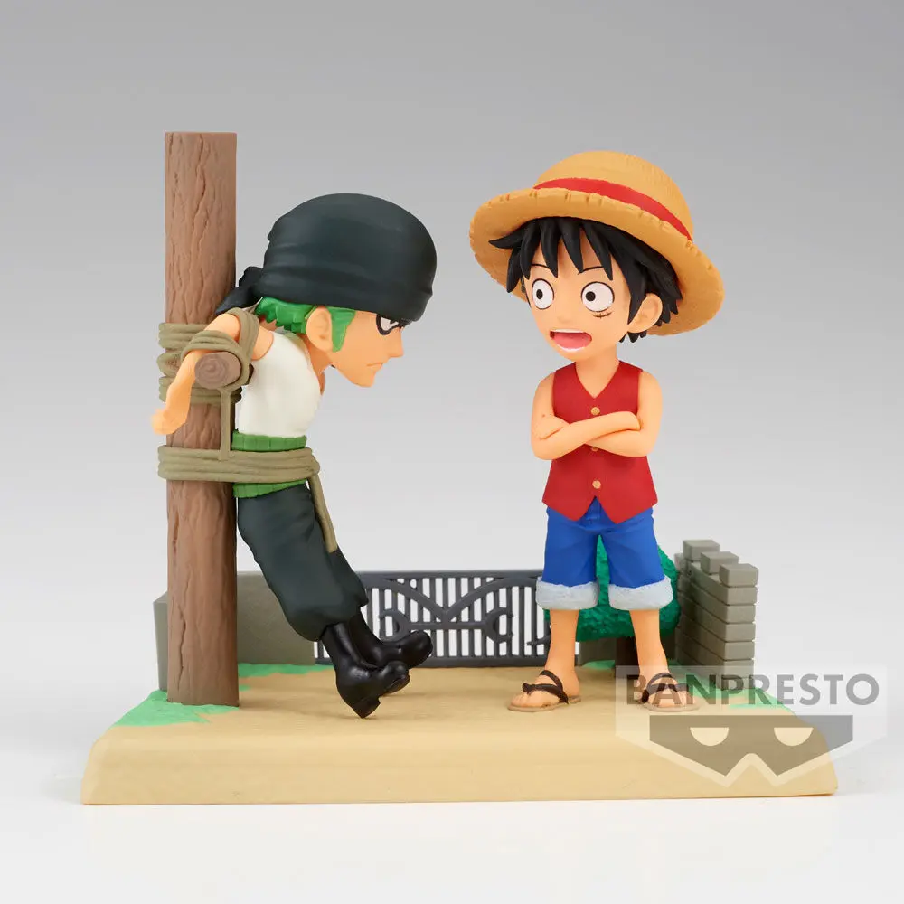 One Piece Log Stories figurină Monkey D Luffy & Roronoa Zoro 7cm poza produsului