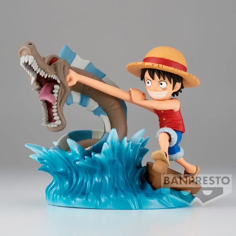 Statuie PVC One Piece Log Stories Monkey D. Luffy vs Local Sea Monster 7 cm poza produsului