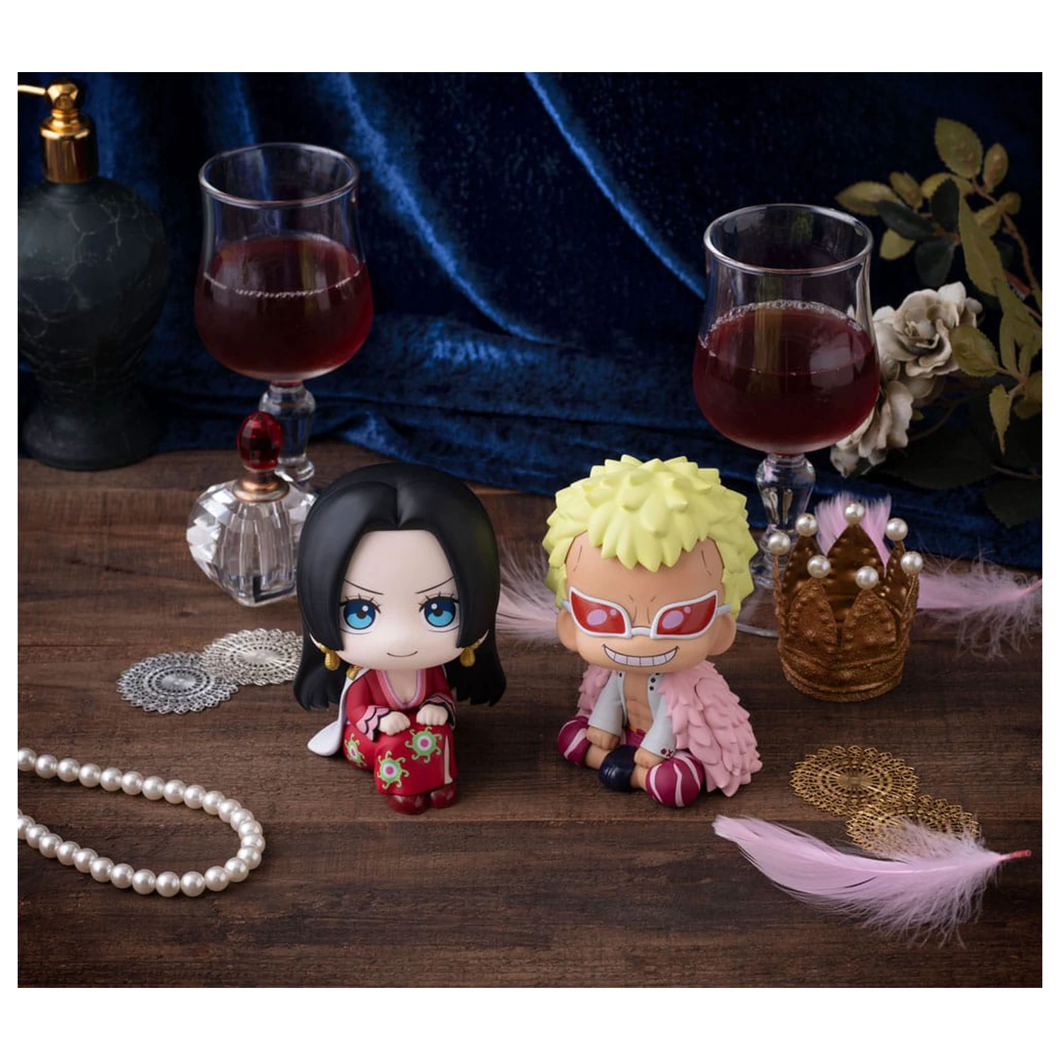One Piece Look Up figurina PVC Boa Hancock & Donquixote Doflamingo Set (cu cadou) 11 cm poza produsului