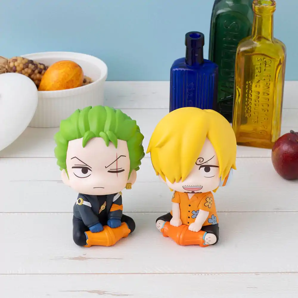 One Piece Look Up Statui PVC Roronoa Zoro & Sanji Future Island Egghead Ver. 11 cm (cu cadou) poza produsului