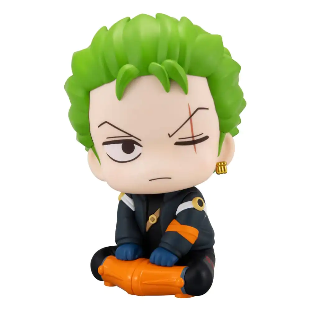 Statuie PVC One Piece Look Up Roronoa Zoro Future Island Egghead Ver. 11 cm poza produsului