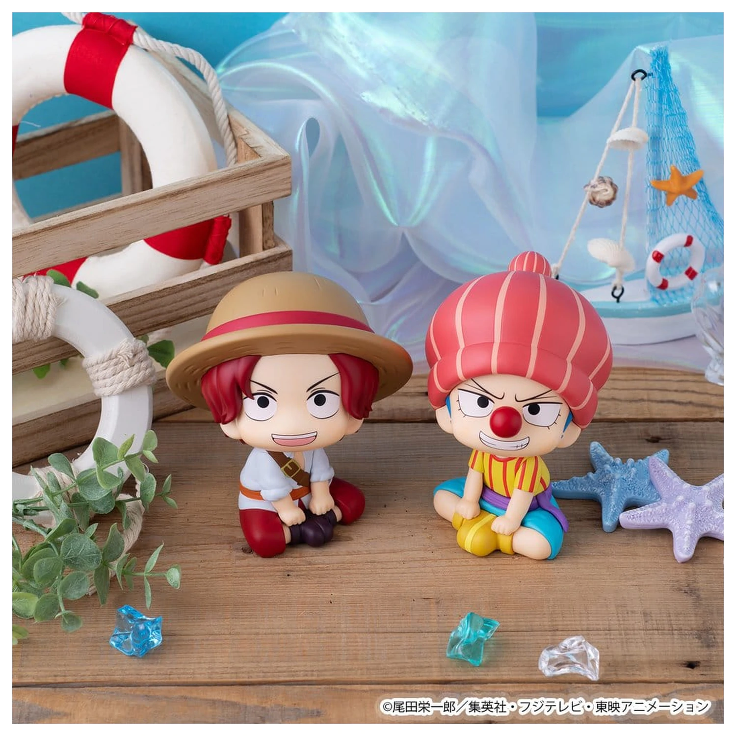 Figurine PVC One Piece Look Up Pachet 2 Shanks & Buggy Childhood Ver. 11 cm (cu cadou) poza produsului