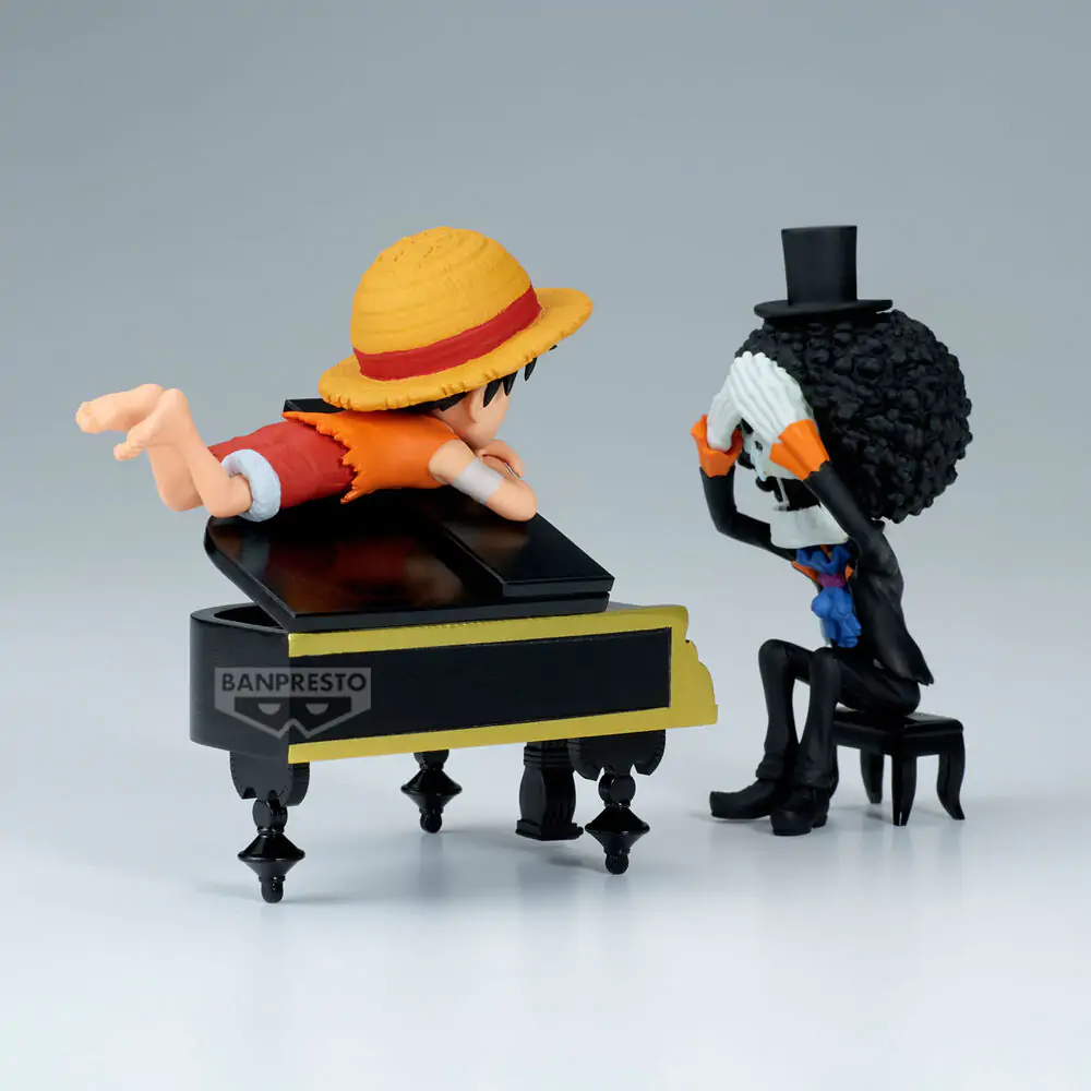 Figurină One Piece Luffy & Brook Word Collectable Stories 8cm poza produsului