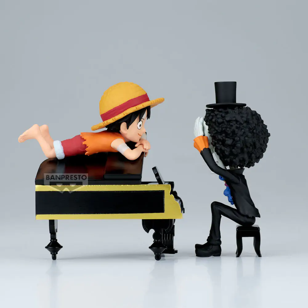 Figurină One Piece Luffy & Brook Word Collectable Stories 8cm poza produsului