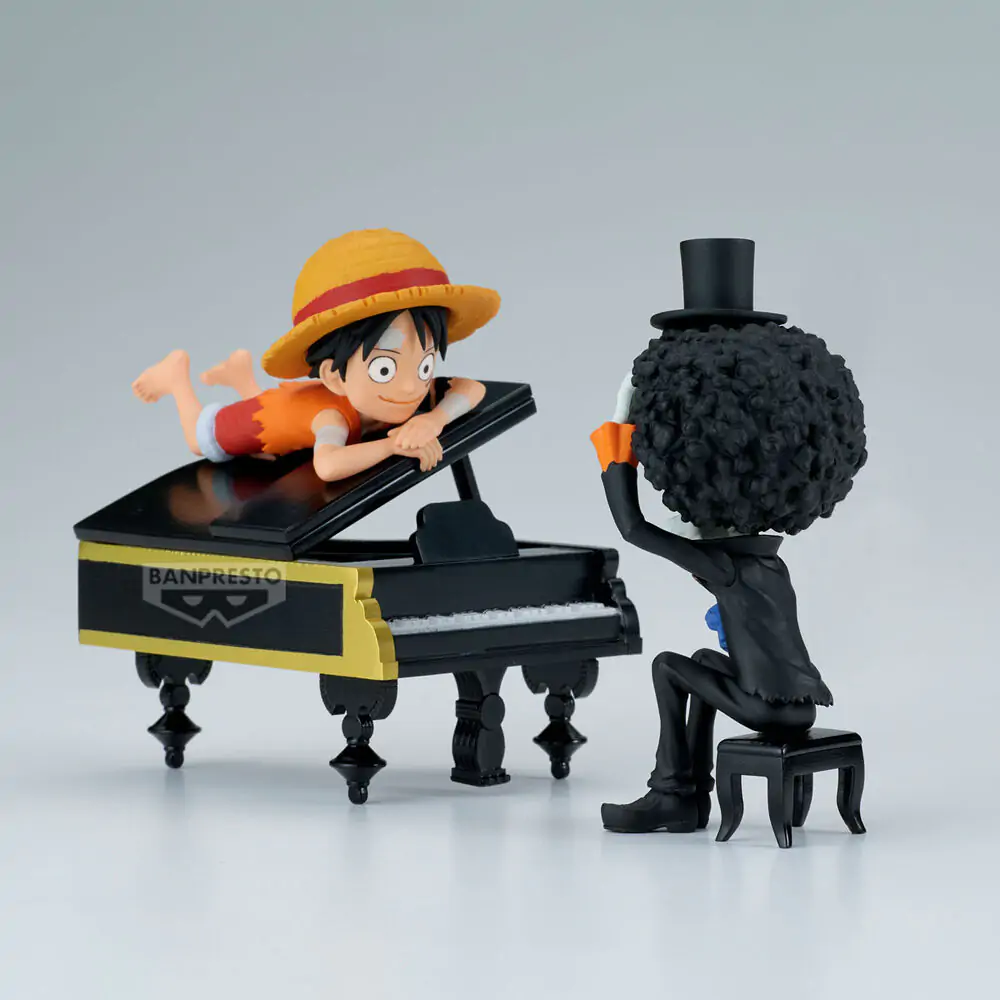 Figurină One Piece Luffy & Brook Word Collectable Stories 8cm poza produsului