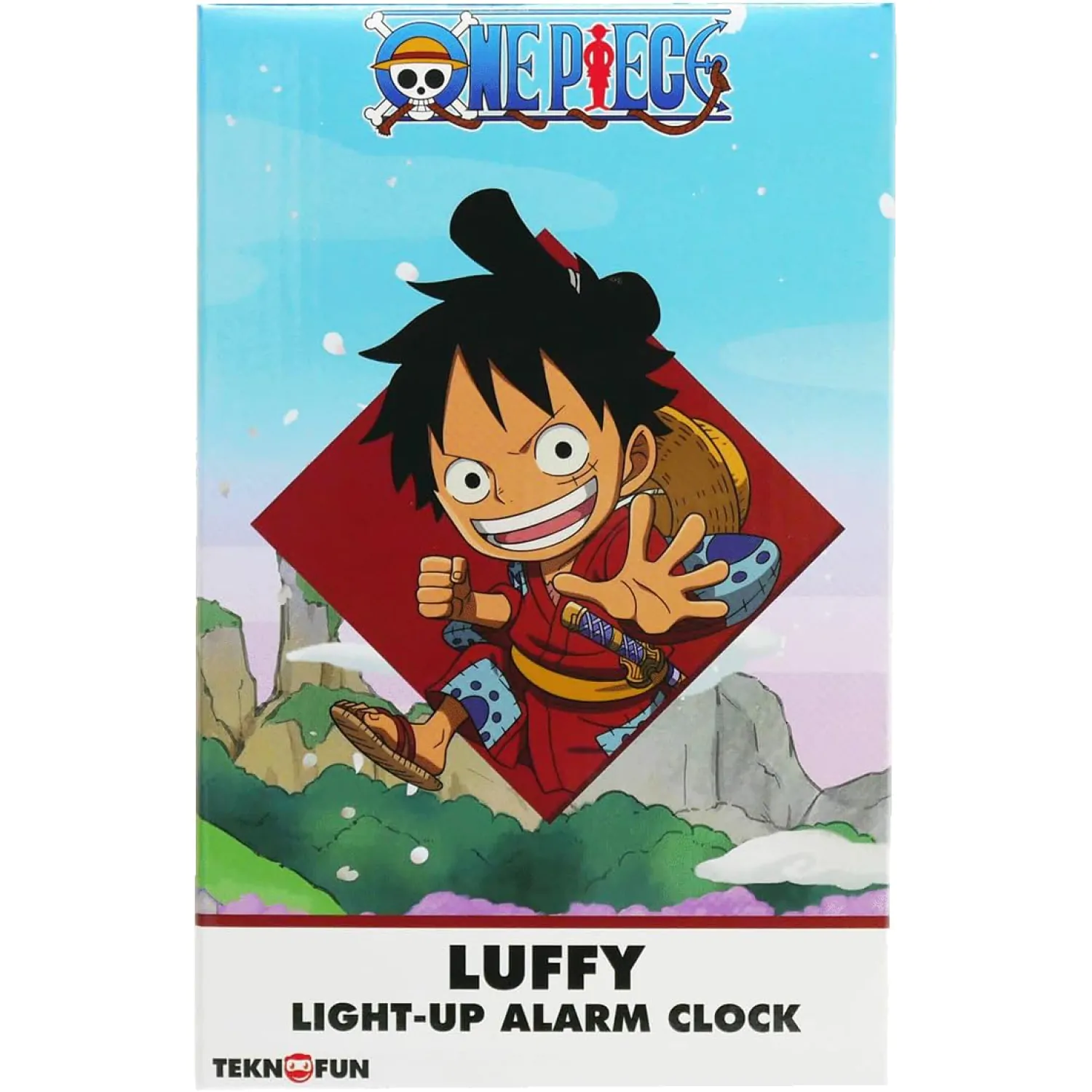 Ceas cu alarmă One Piece cu Lumină Luffy 18 cm poza produsului