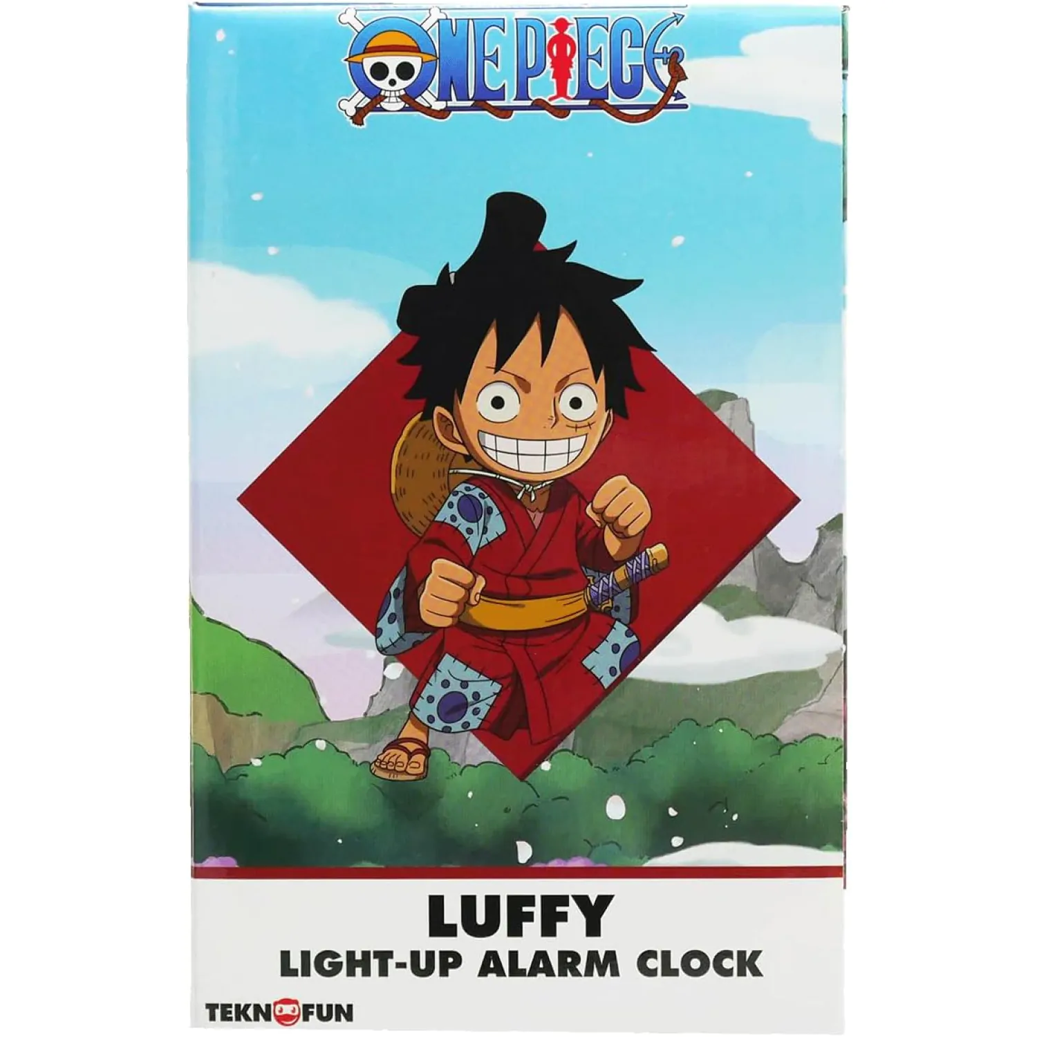 Ceas cu alarmă One Piece cu Lumină Luffy 18 cm poza produsului