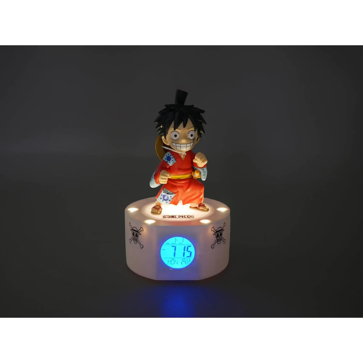 Ceas cu alarmă One Piece cu Lumină Luffy 18 cm poza produsului