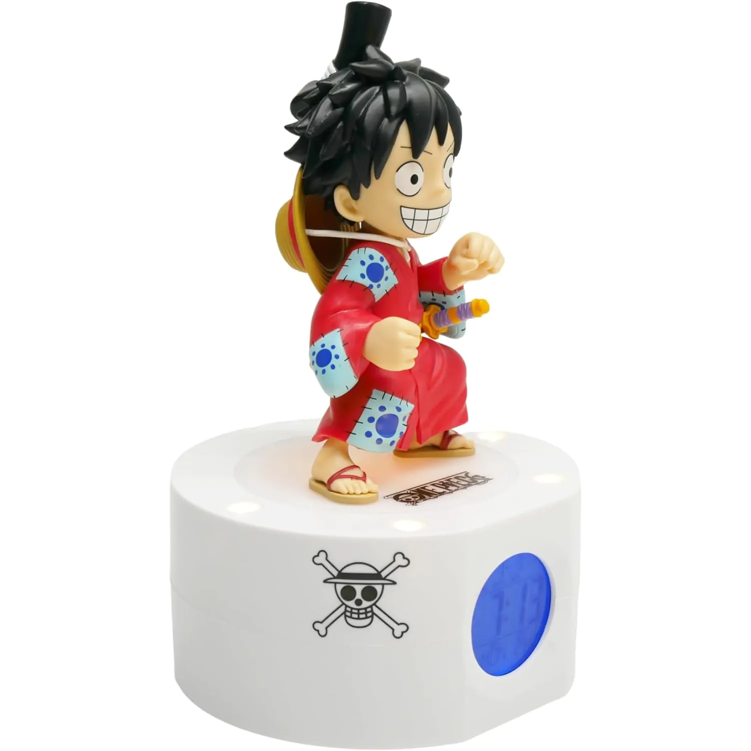 Ceas cu alarmă One Piece cu Lumină Luffy 18 cm poza produsului