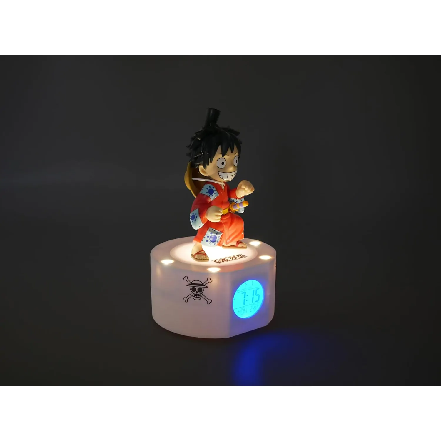 Ceas cu alarmă One Piece cu Lumină Luffy 18 cm poza produsului