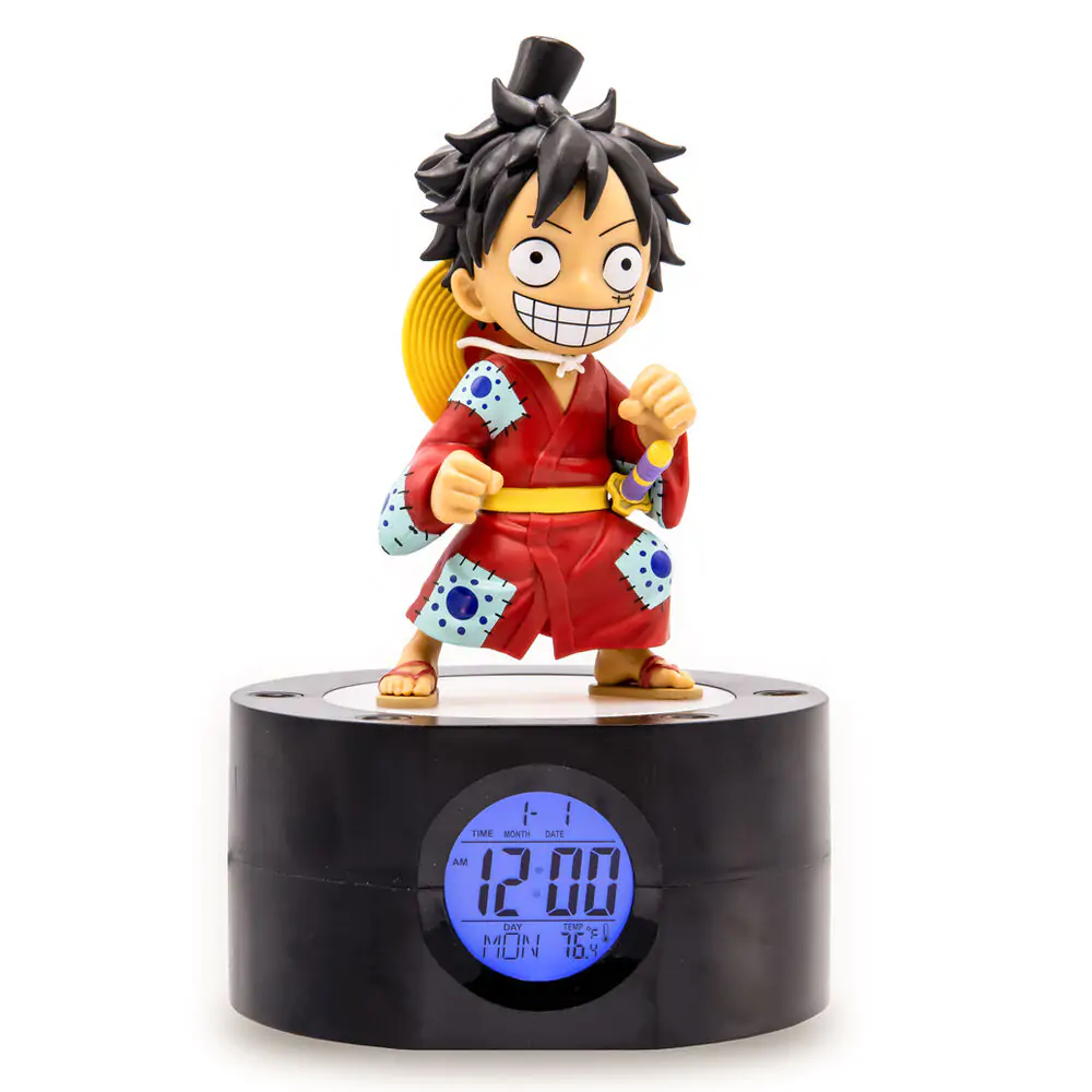 Ceas Deșteptător cu Lumină One Piece Ruffy 18 cm poza produsului