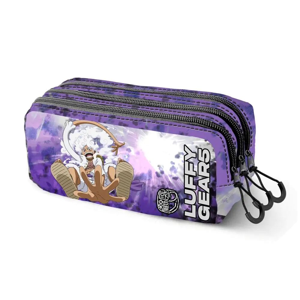 One Piece Luffy Gear 5 etui triplu pentru creioane poza produsului