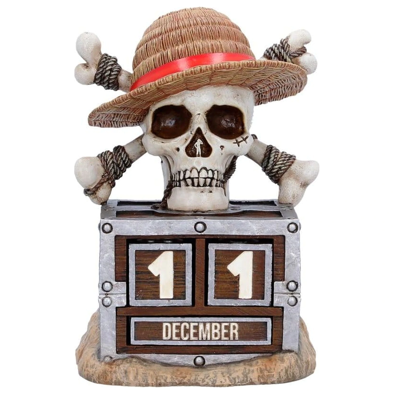 One Piece Perpetual Calendar Luffy Jolly Roger 16 cm poza produsului