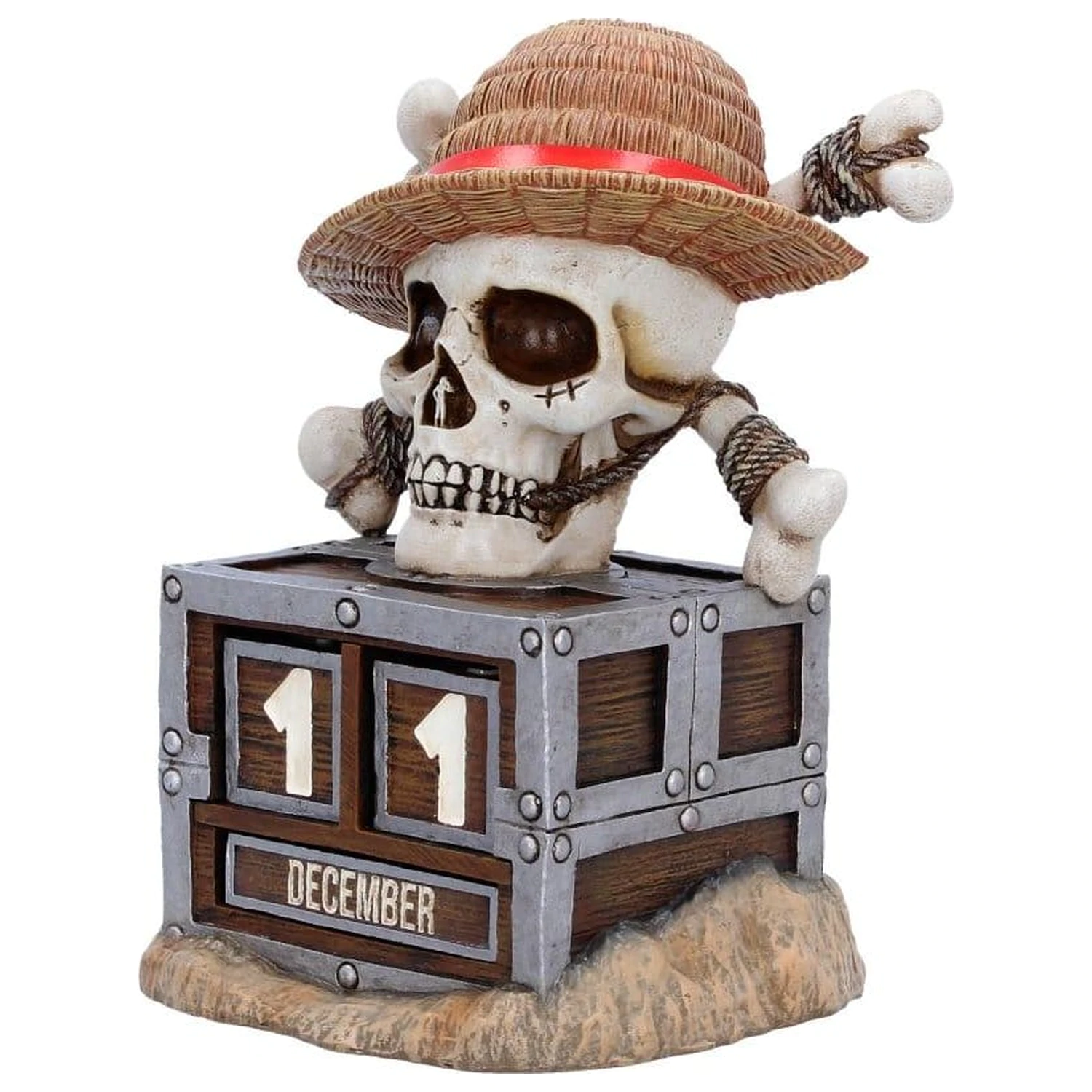 One Piece Perpetual Calendar Luffy Jolly Roger 16 cm poza produsului