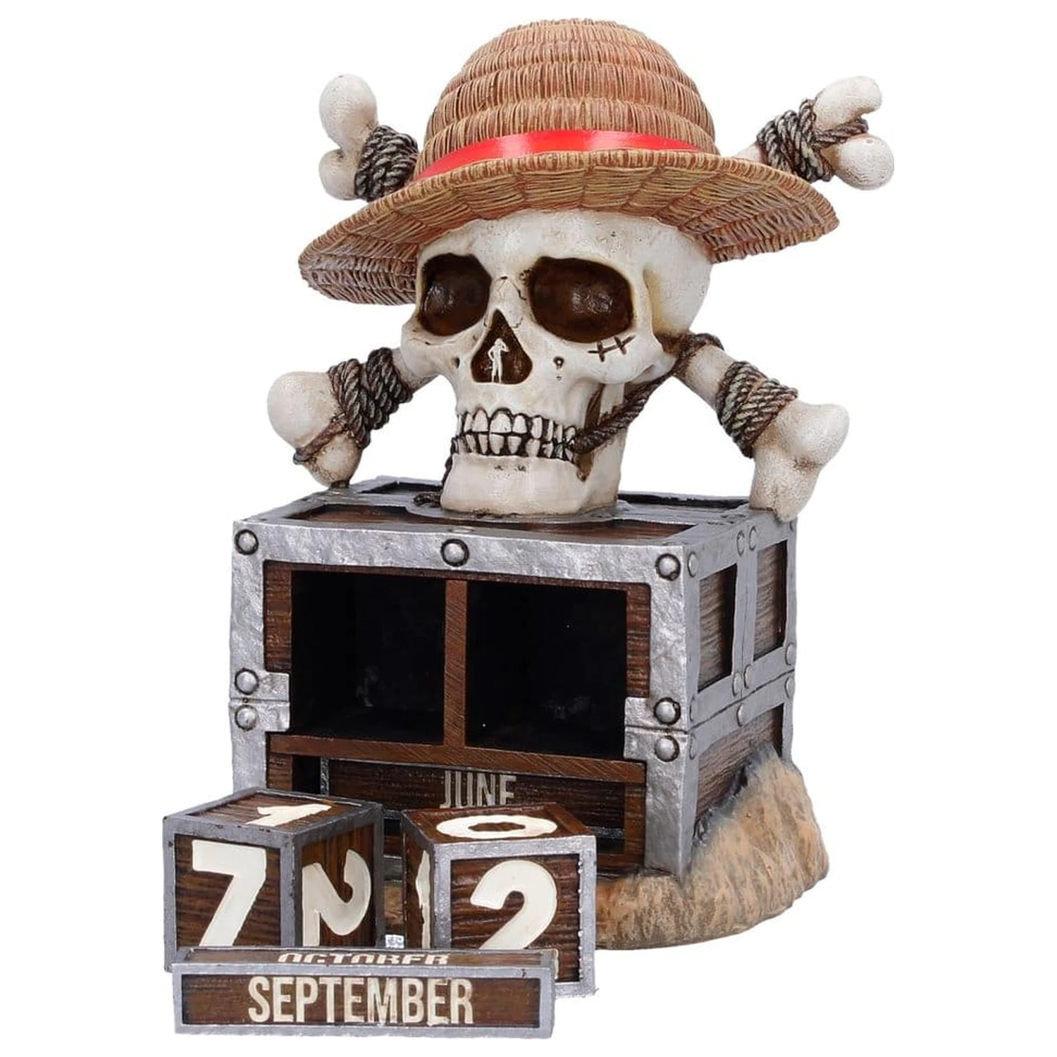One Piece Perpetual Calendar Luffy Jolly Roger 16 cm poza produsului