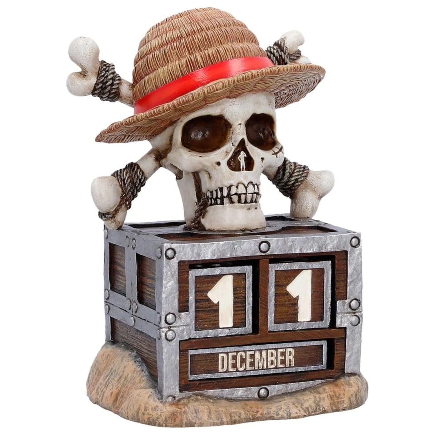 One Piece Perpetual Calendar Luffy Jolly Roger 16 cm poza produsului