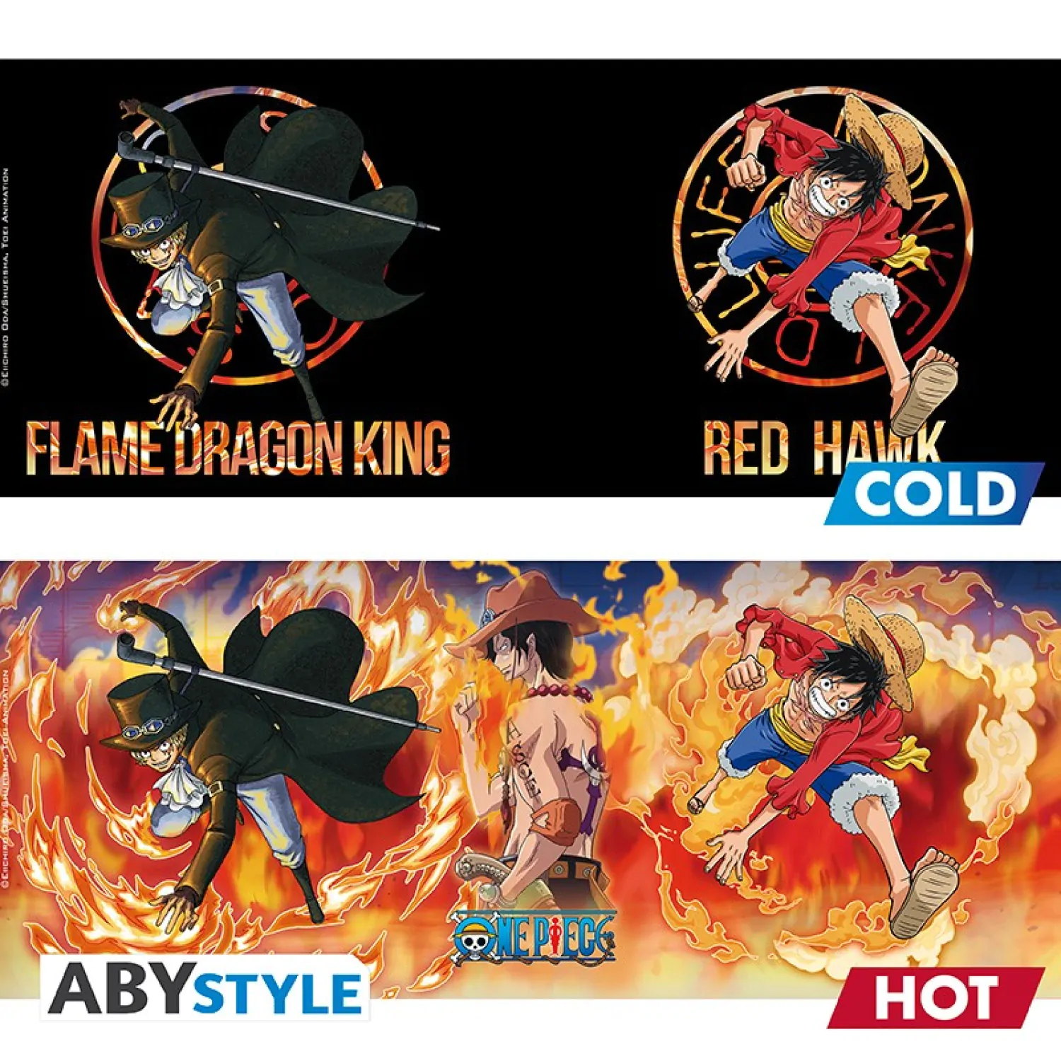 One Piece Luffy & Sabo Heat Change Cana poza produsului