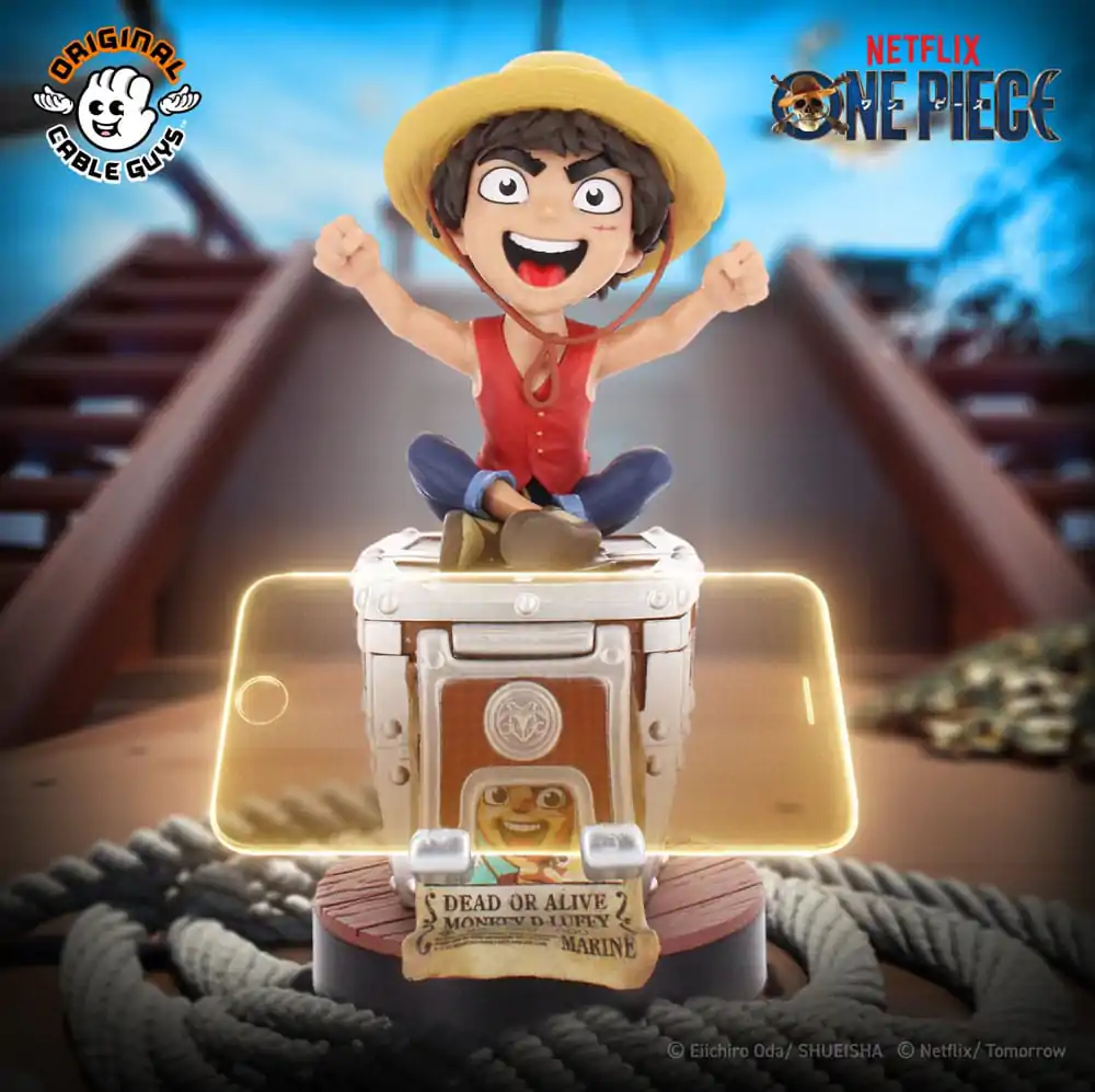 Suport de încărcare Cable Guys One Piece Poster Luffy Căutat 21 cm poza produsului