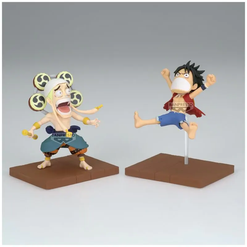 One Piece Monkey D Luffy & Enel figurină de colecție 7cm poza produsului