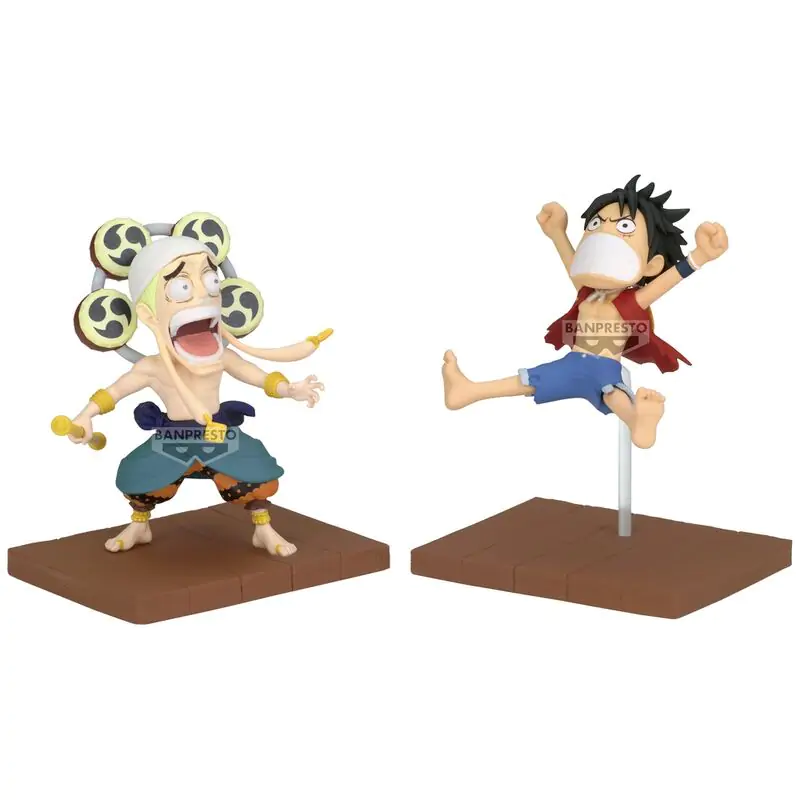 One Piece Monkey D Luffy & Enel figurină de colecție 7cm poza produsului