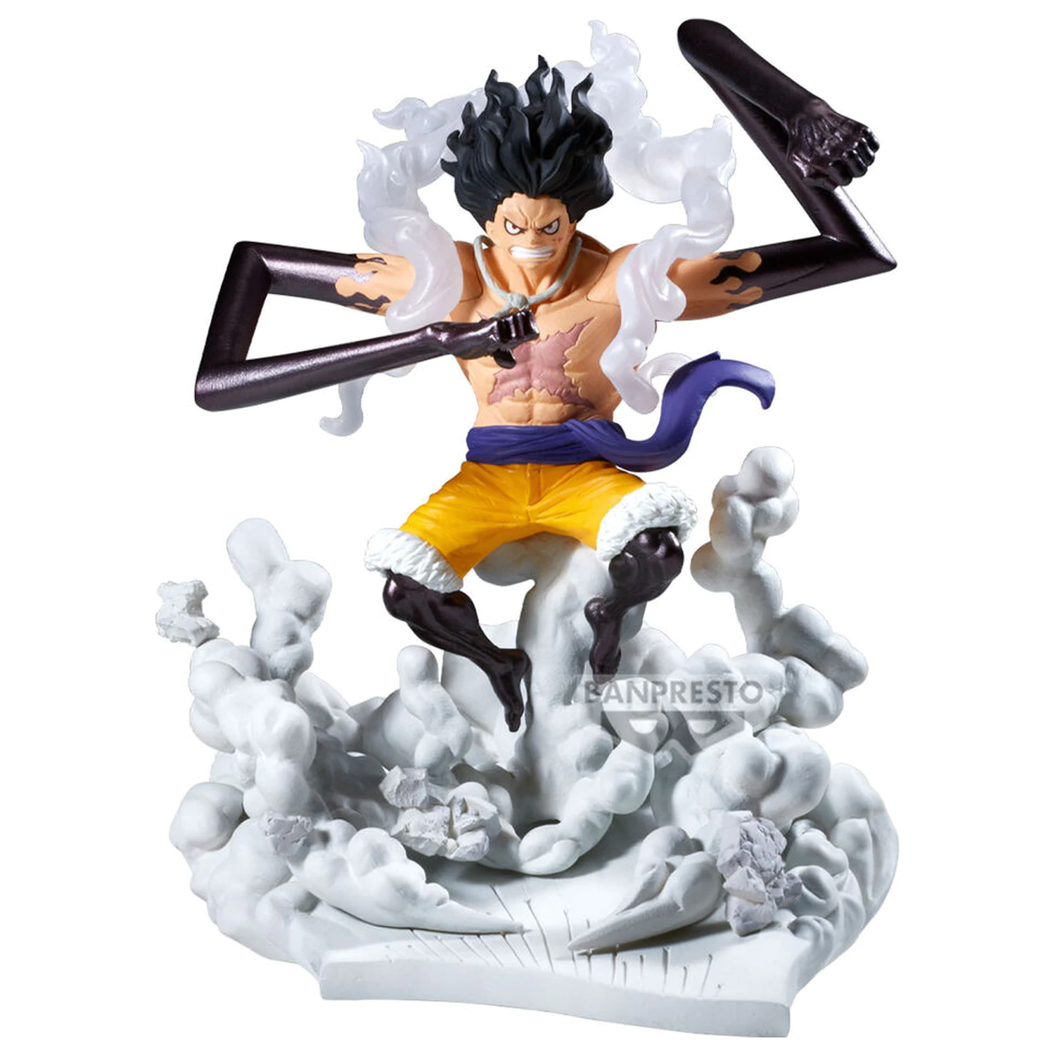 One Piece Monkey D Luffy Gear 4 Senkokkei figurina 15cm poza produsului