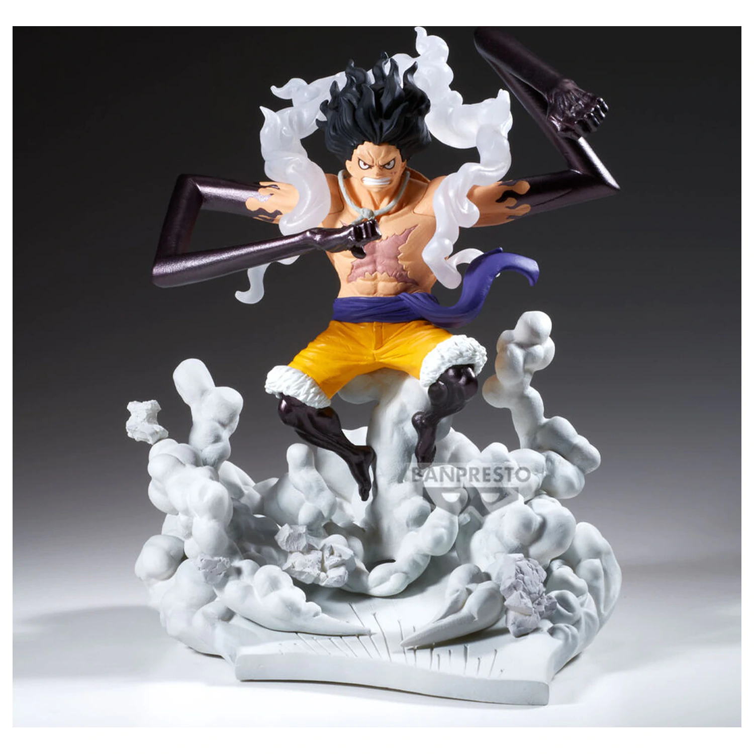 One Piece Monkey D Luffy Gear 4 Senkokkei figurina 15cm poza produsului
