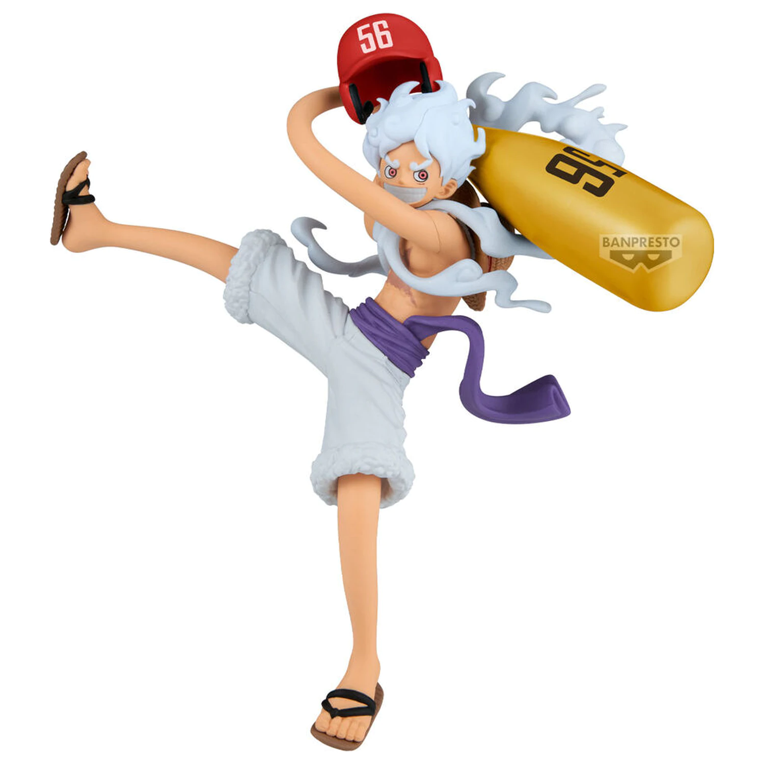 One Piece Monkey D. Luffy Gear 5 Battle Record figura 17cm poza produsului