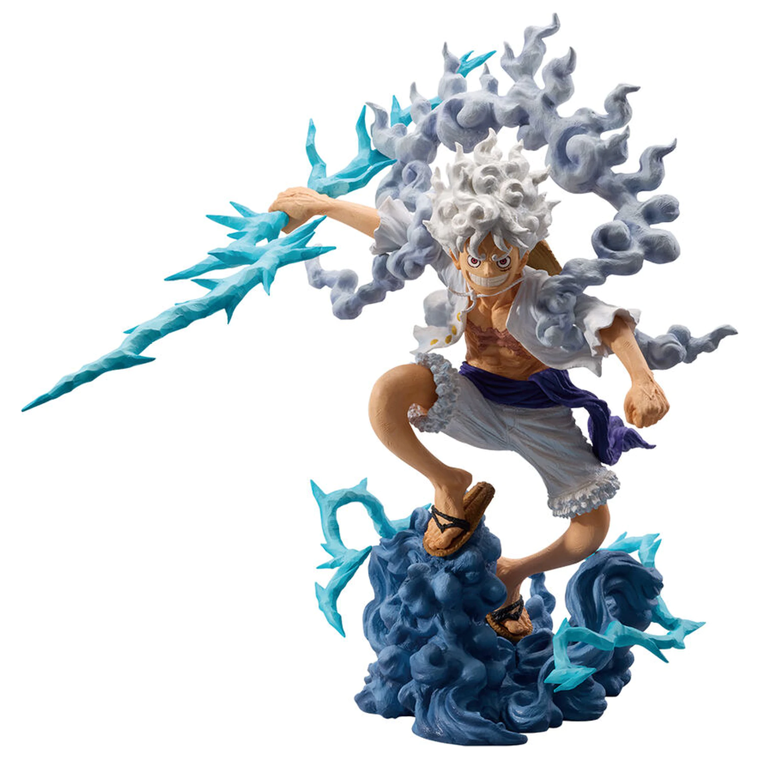 One Piece Monkey D Luffy Gear 5 figurina Ichibansho 22cm poza produsului