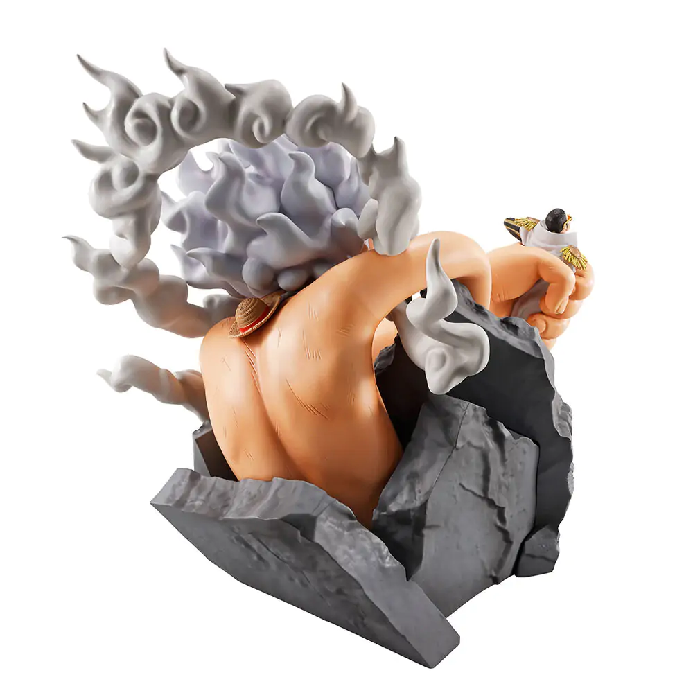 One Piece Monkey D Luffy Gear 5 vs Borsalino Burst of Energy figurina Ichibansho 22 cm poza produsului