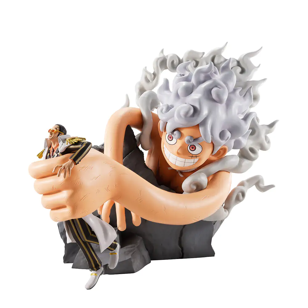 One Piece Monkey D Luffy Gear 5 vs Borsalino Burst of Energy figurina Ichibansho 22 cm poza produsului