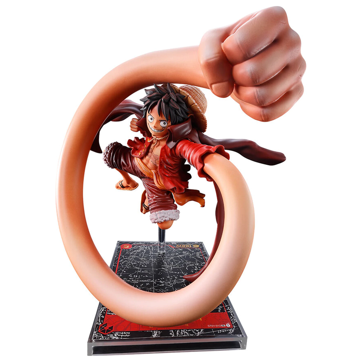 One Piece Monkey D. Luffy One Piece carte Ichibansho figurina 20cm poza produsului