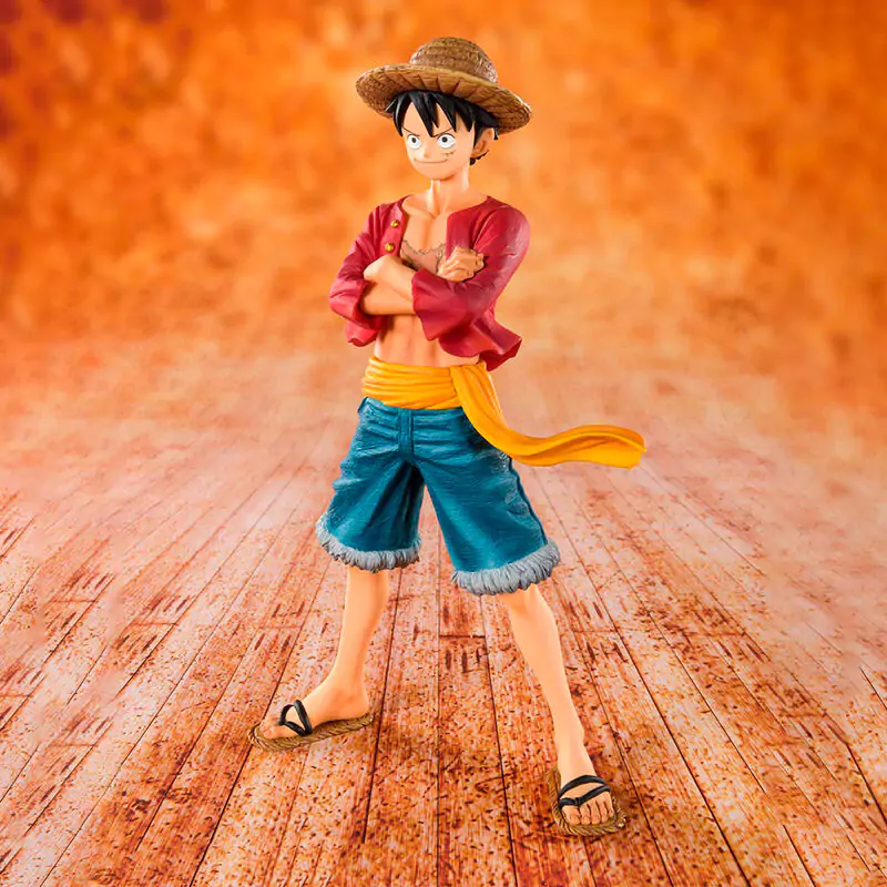 One Piece Monkey D Luffy Straw Hat Figuarts Zero figurina 14cm poza produsului