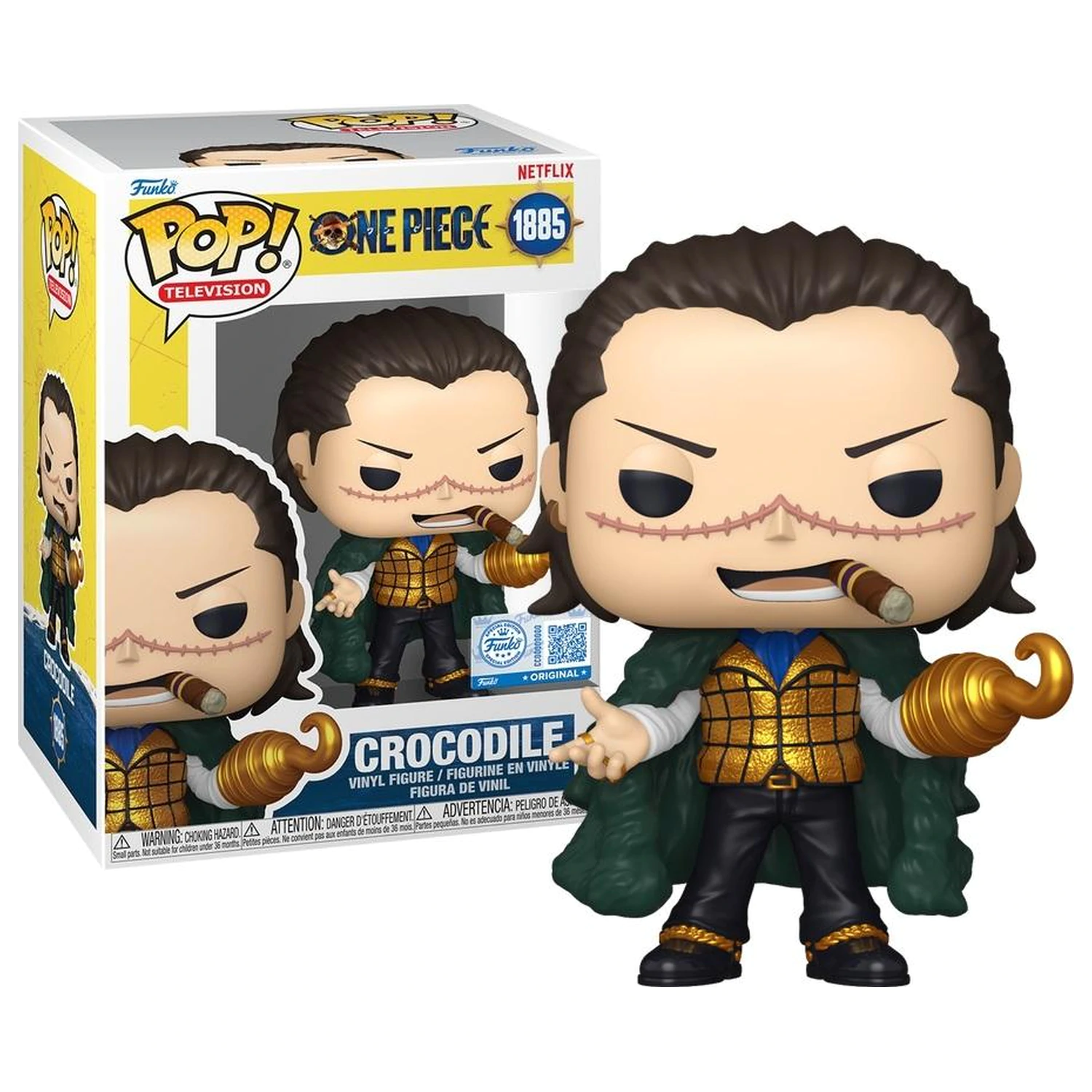 One Piece Netflix figurina Funko Pop Crocodile poza produsului