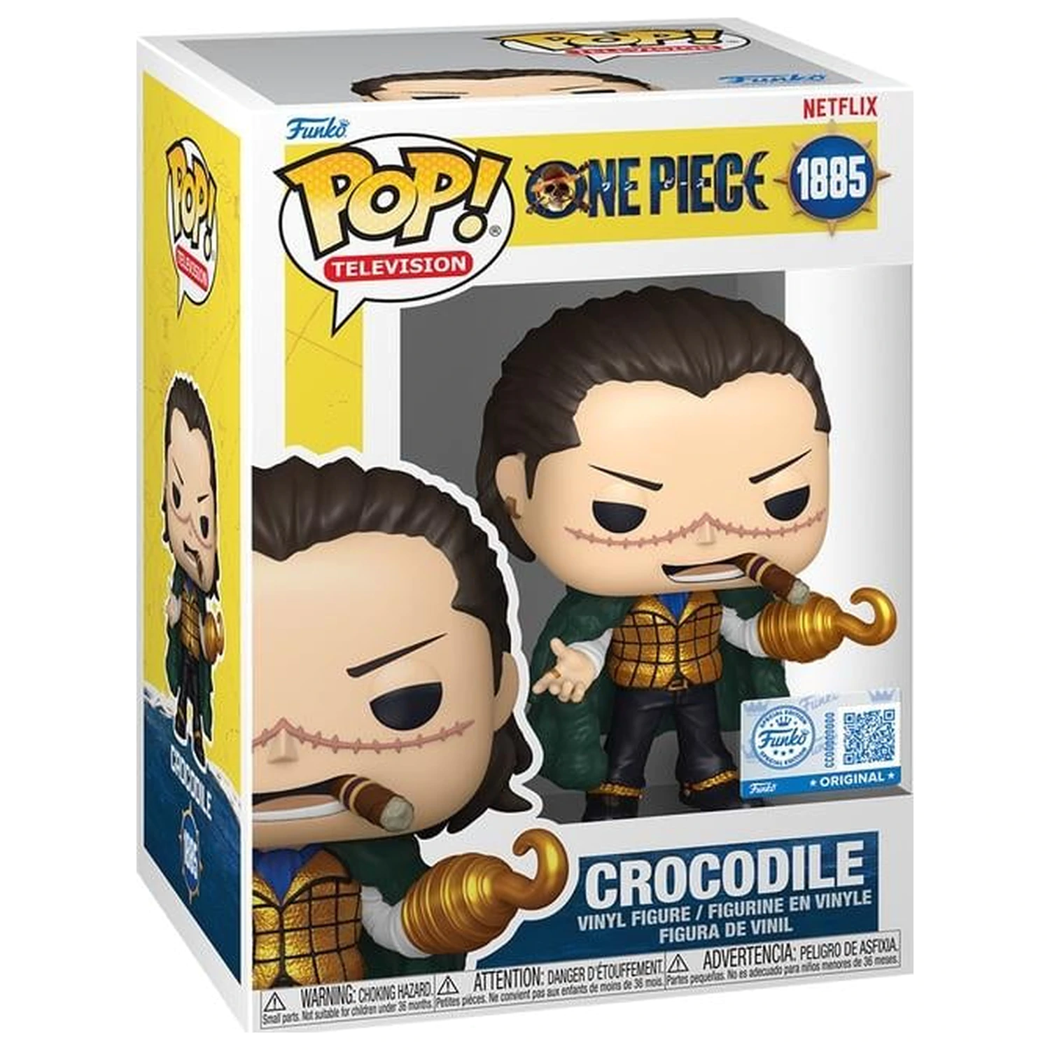 One Piece Netflix figurina Funko Pop Crocodile poza produsului