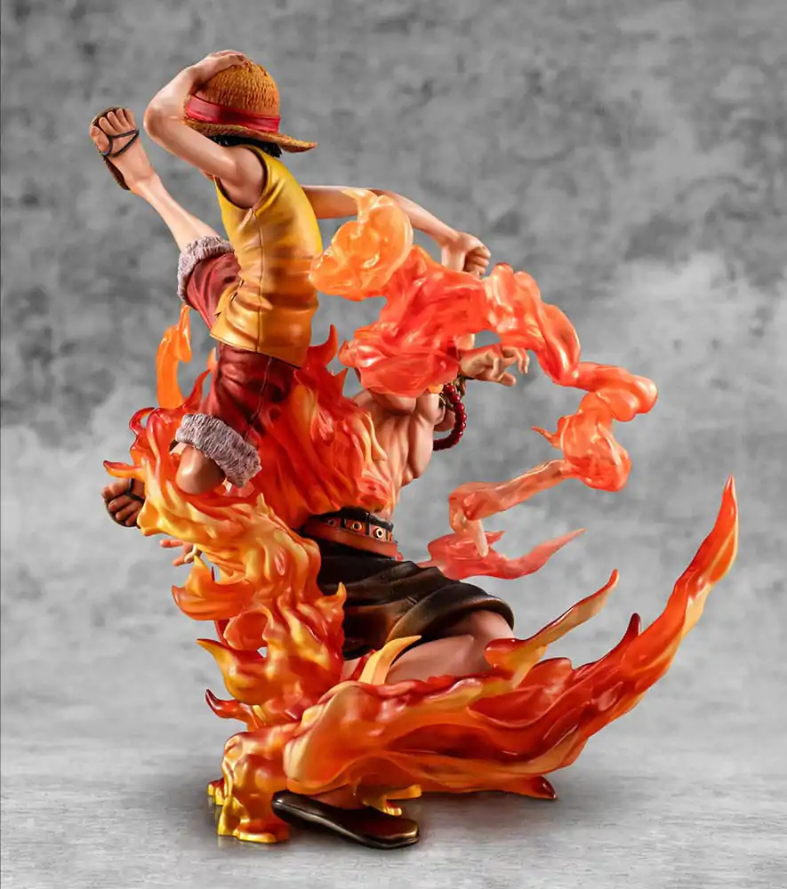 Statuie PVC One Piece P.O.P NEO-Maximum Luffy & Ace Bond between brothers 20th Limited Ver. 25 cm poza produsului