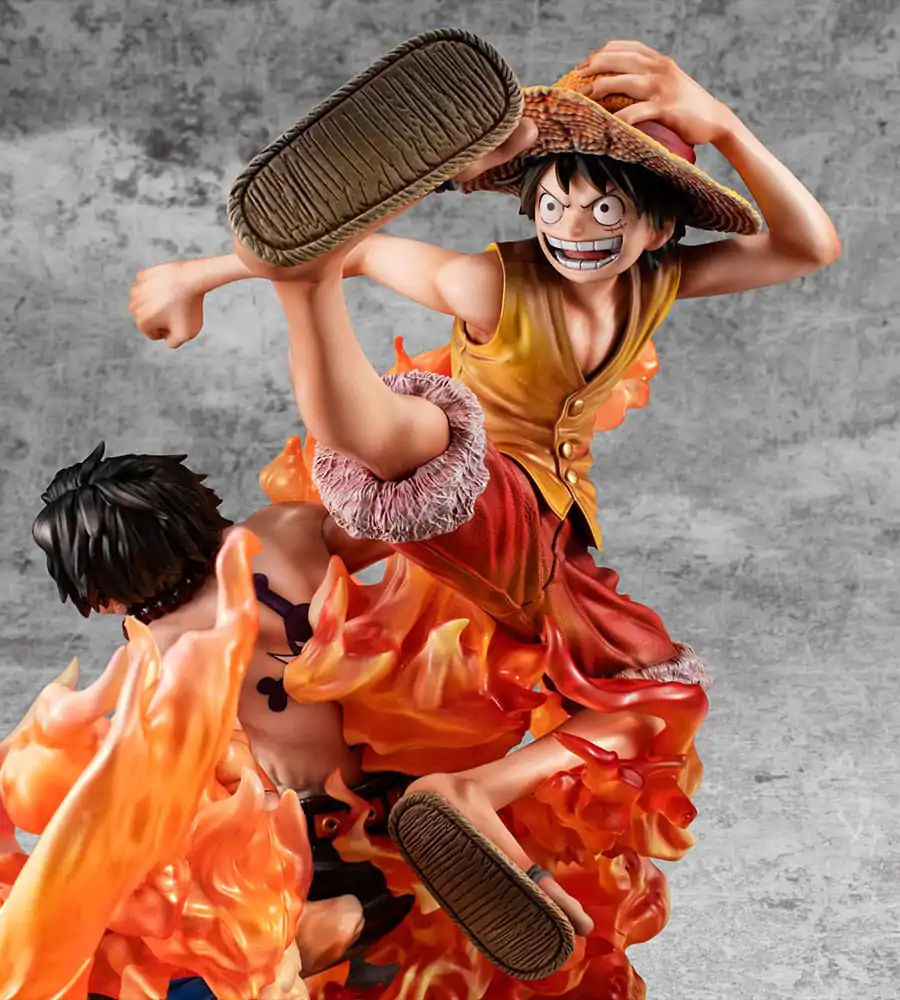 Statuie PVC One Piece P.O.P NEO-Maximum Luffy & Ace Bond between brothers 20th Limited Ver. 25 cm poza produsului