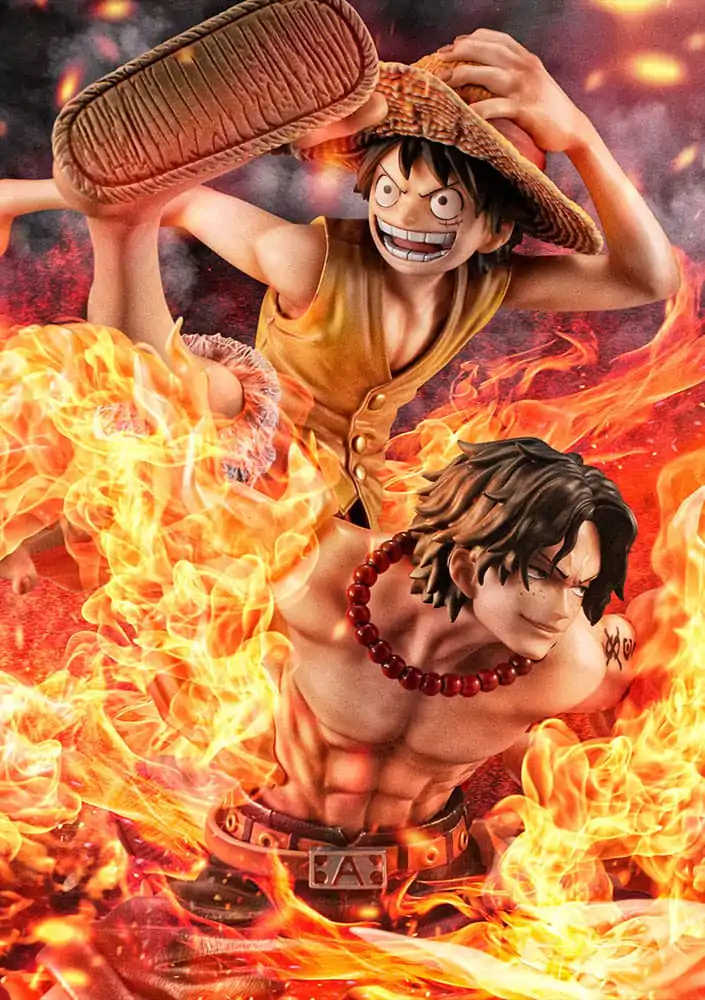 Statuie PVC One Piece P.O.P NEO-Maximum Luffy & Ace Bond between brothers 20th Limited Ver. 25 cm poza produsului