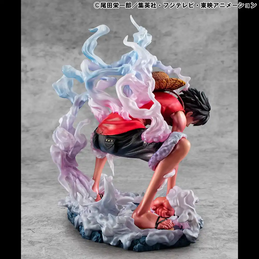 One Piece P.O.P Statueta PVC Monkey D. Luffy Gear 2 Editie Limitata 19 cm poza produsului
