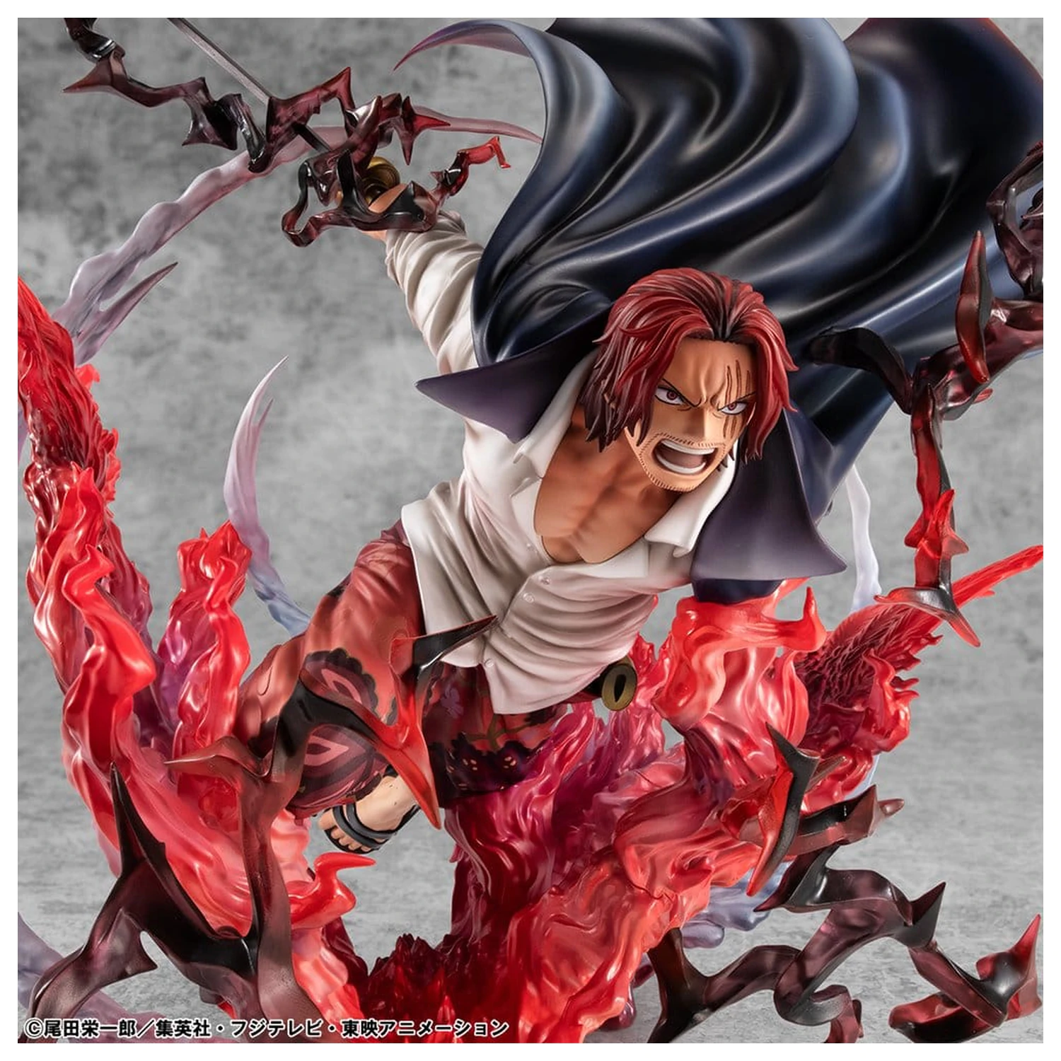 One Piece P.O.P SA-MAXIMUM PVC Statuie Lider al Red Hair Pirates Red-Haired Shanks Kamusari 25 cm poza produsului