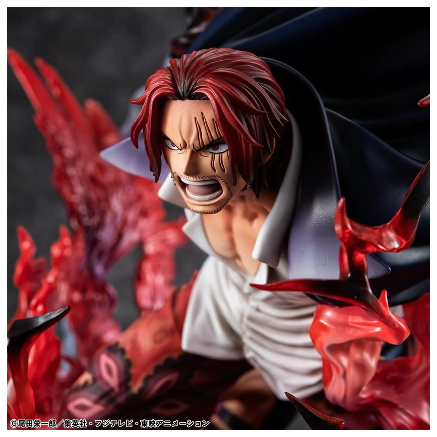 One Piece P.O.P SA-MAXIMUM PVC Statuie Lider al Red Hair Pirates Red-Haired Shanks Kamusari 25 cm poza produsului