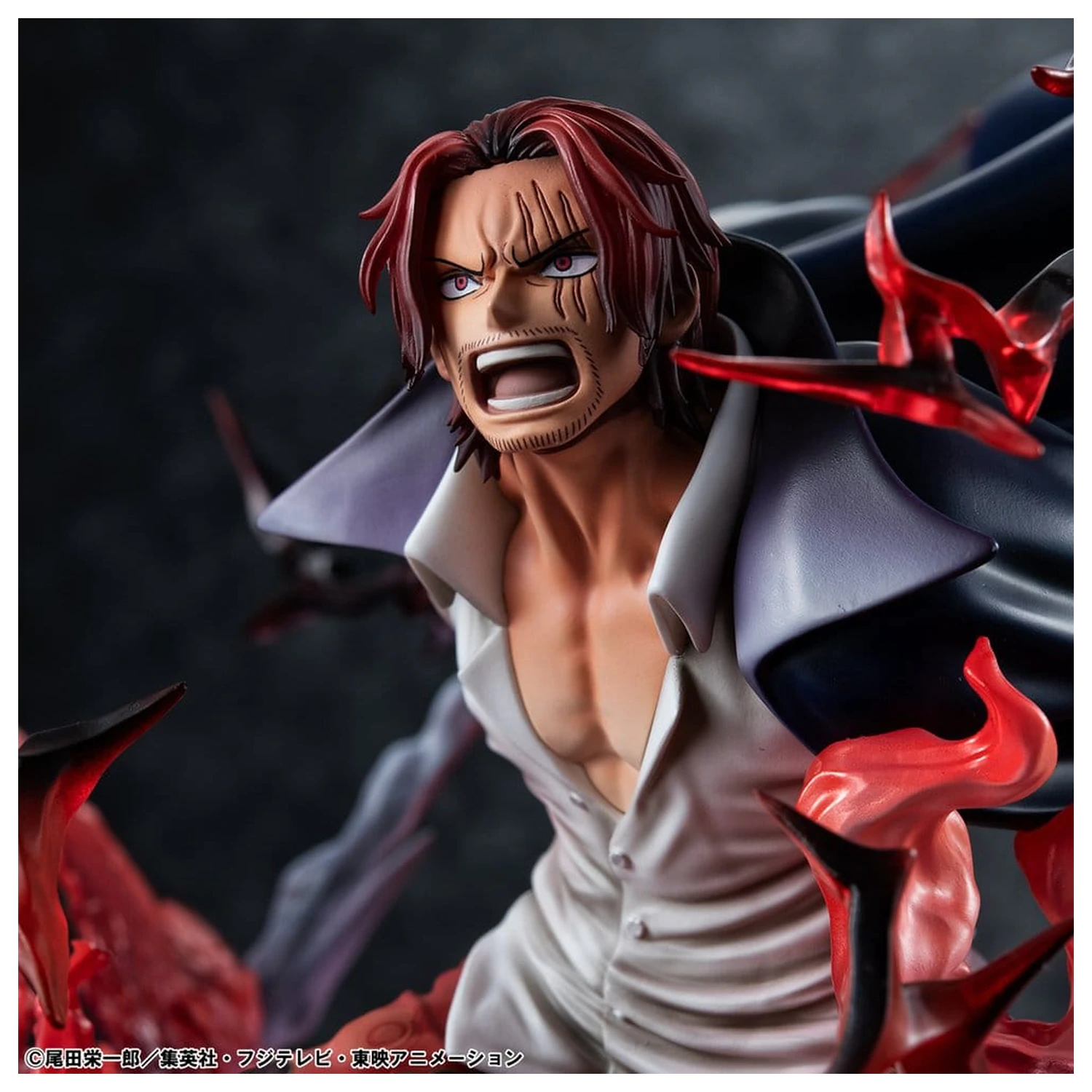 One Piece P.O.P SA-MAXIMUM PVC Statuie Lider al Red Hair Pirates Red-Haired Shanks Kamusari 25 cm poza produsului