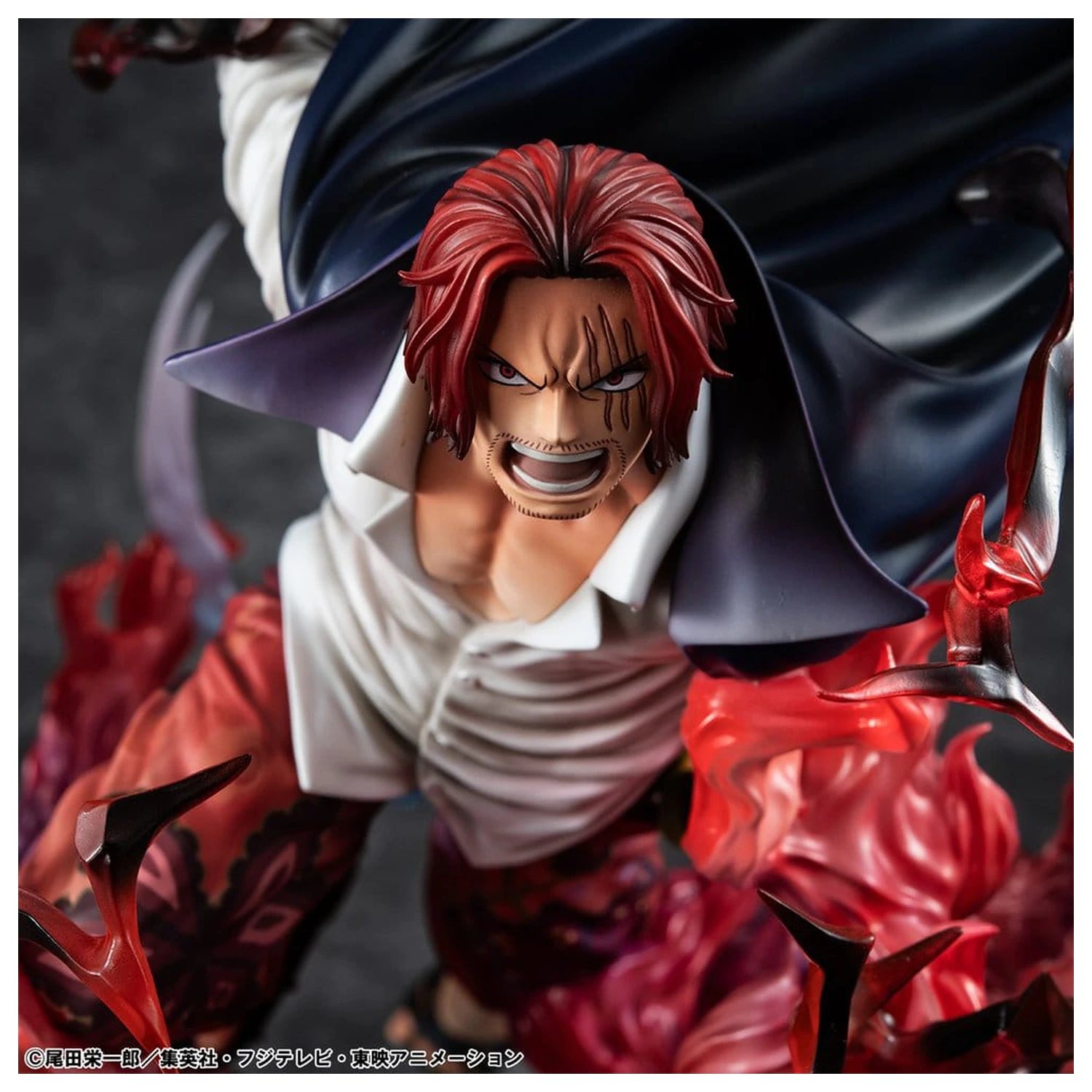 One Piece P.O.P SA-MAXIMUM PVC Statuie Lider al Red Hair Pirates Red-Haired Shanks Kamusari 25 cm poza produsului